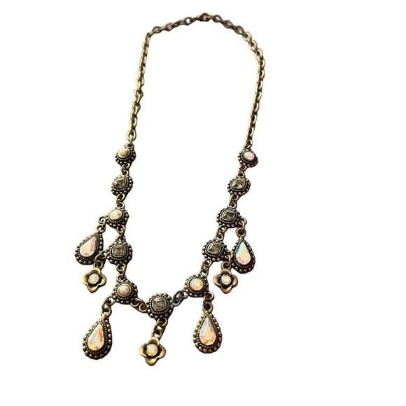 None Jewelry - Antique Gold Statement Necklace